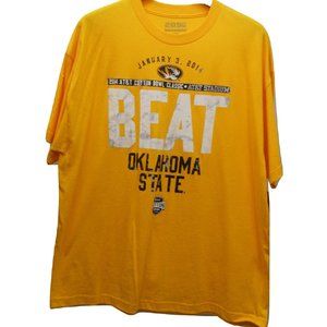 289C APPAREL Men's T-Shirt Short-Sleeve Crew Neck Yellow BIG TALL SIZE 2XL
